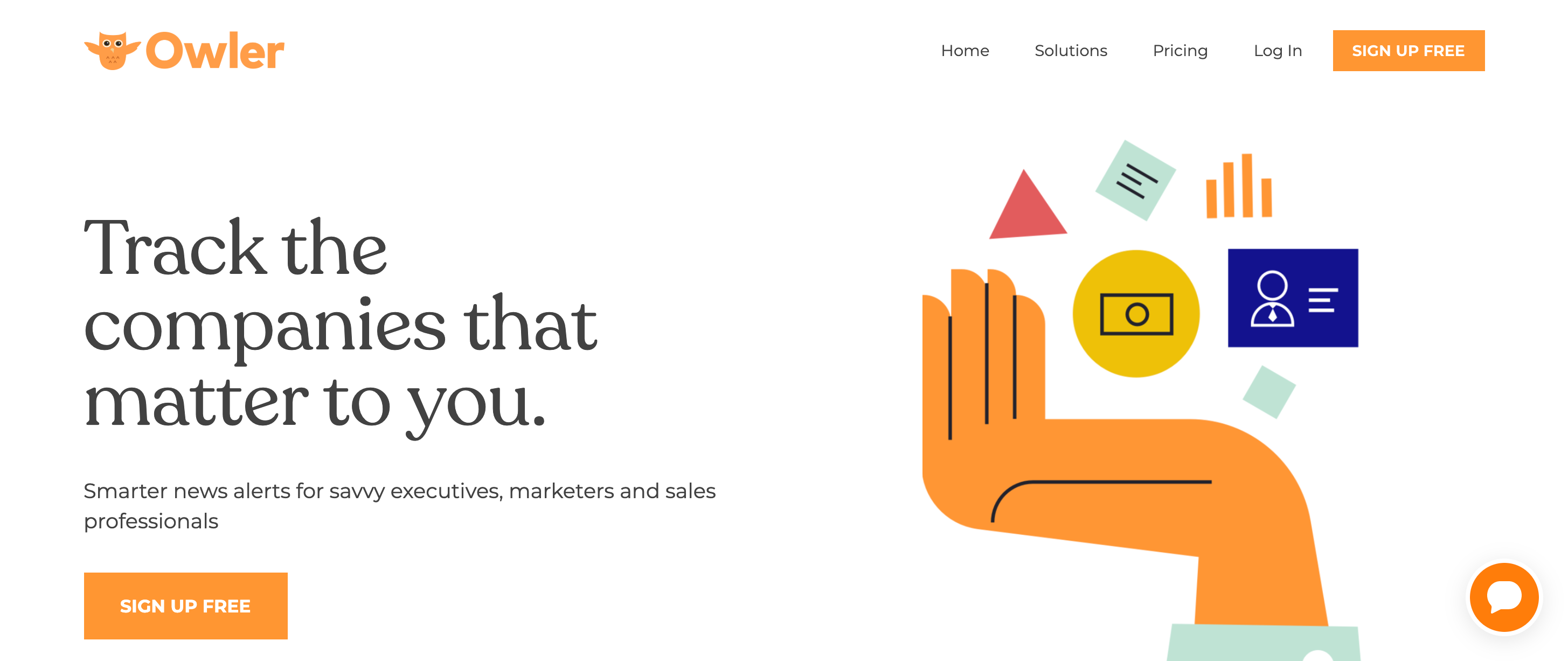 Owler.com screenshot